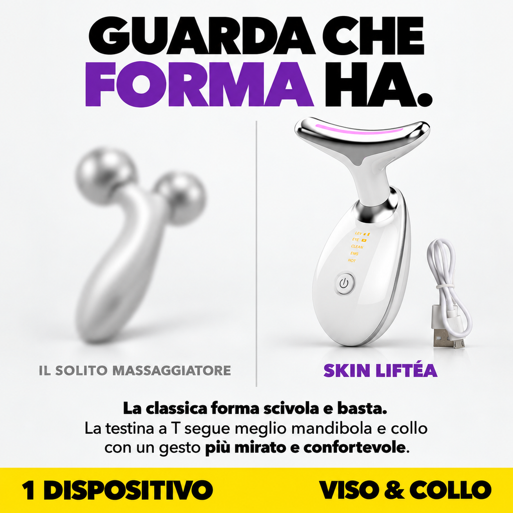 SKIN LIFTÉA massaggiatore tecnologia EMS effetto lifting