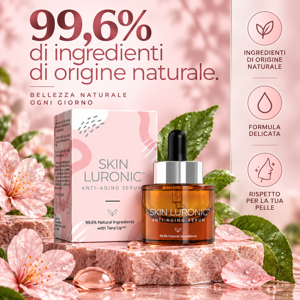 SKIN LURONIC™ Siero Viso Antirughe effetto lifting