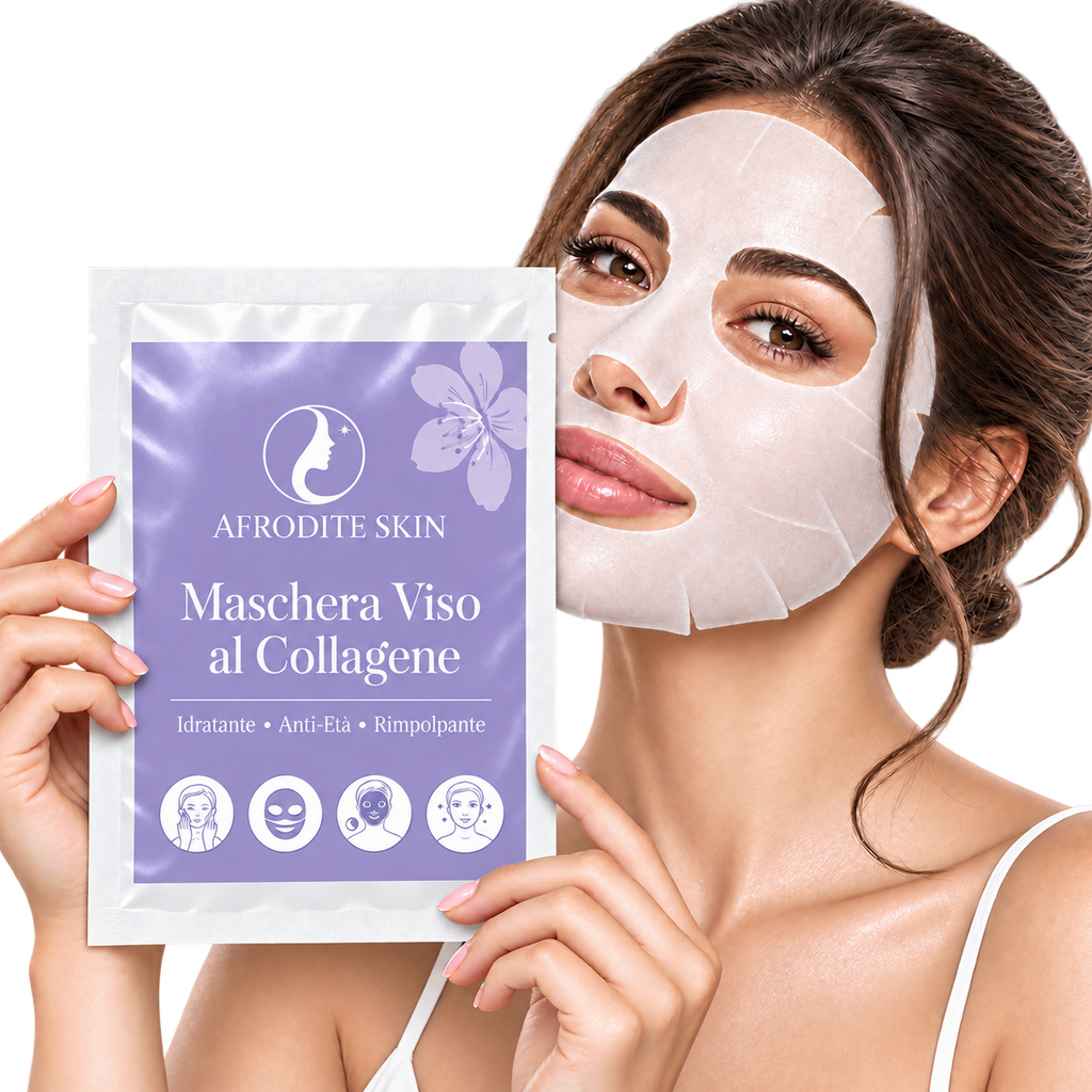 AFRODITE SKIN™ Maschera Viso al Collagene