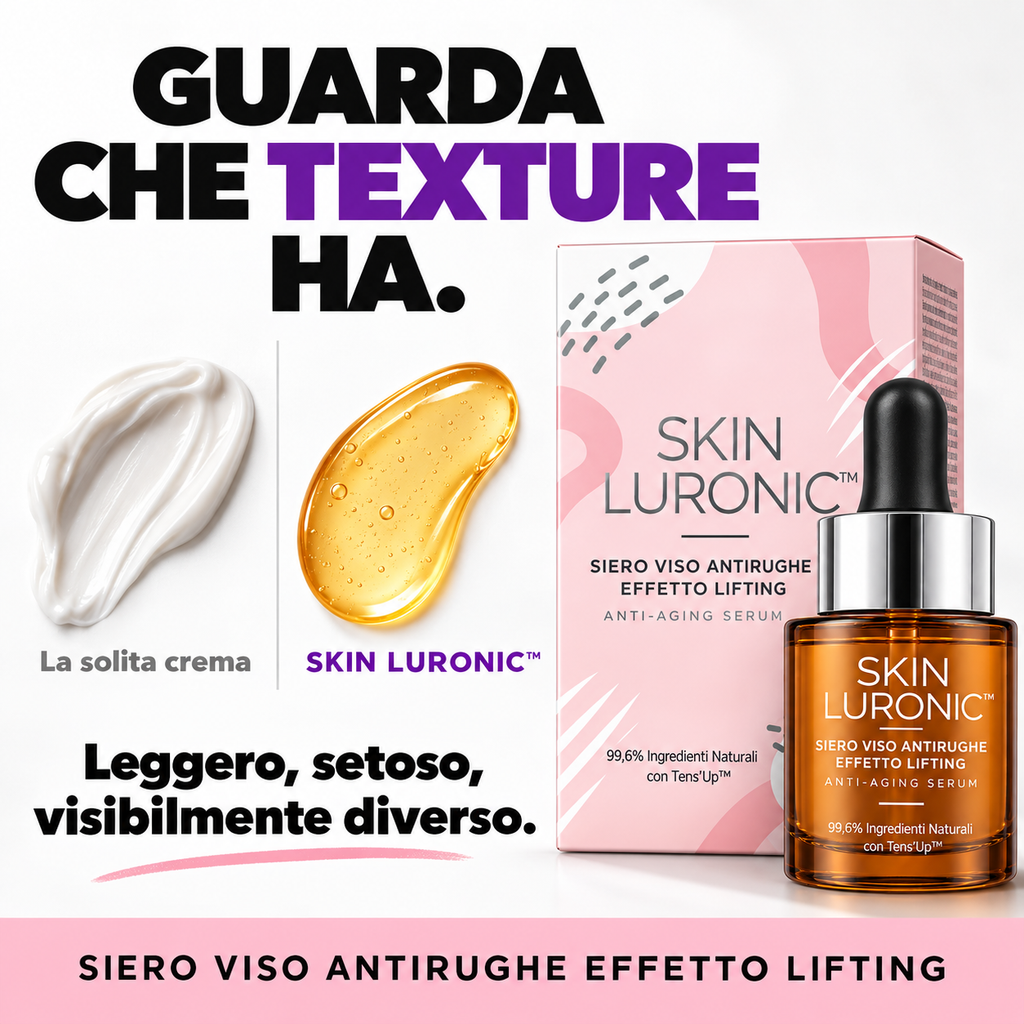 SKIN LURONIC™ Siero Viso Antirughe effetto lifting