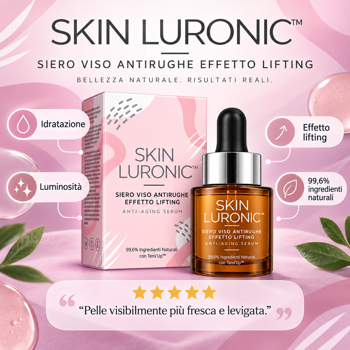 SKIN LURONIC™ Siero Viso Antirughe effetto lifting