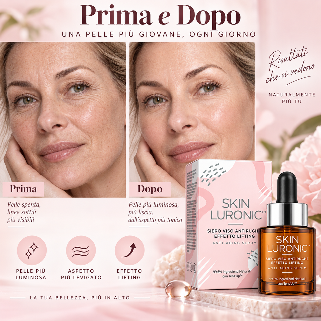 SKIN LURONIC™ Siero Viso Antirughe effetto lifting